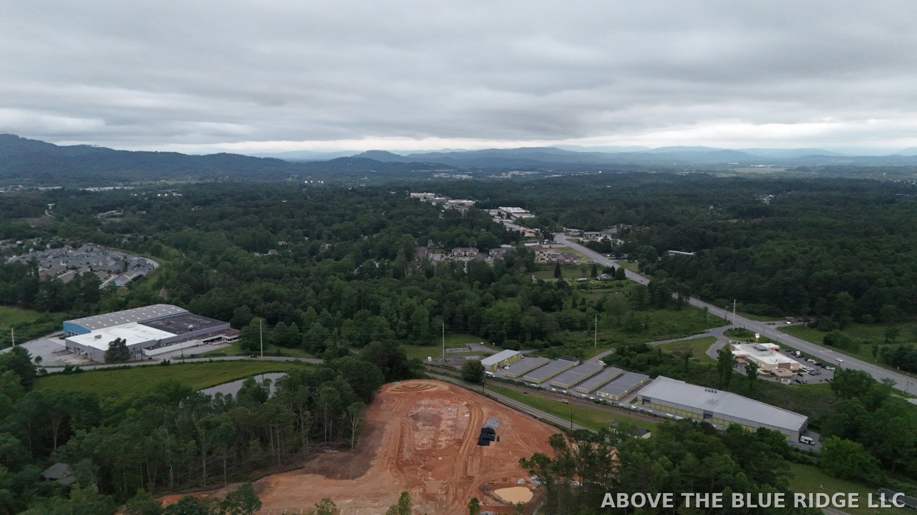 Aerial construction progress and site documentation